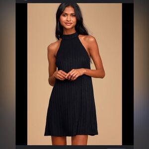Lulus XS Ribbed Swing Dress New with tags